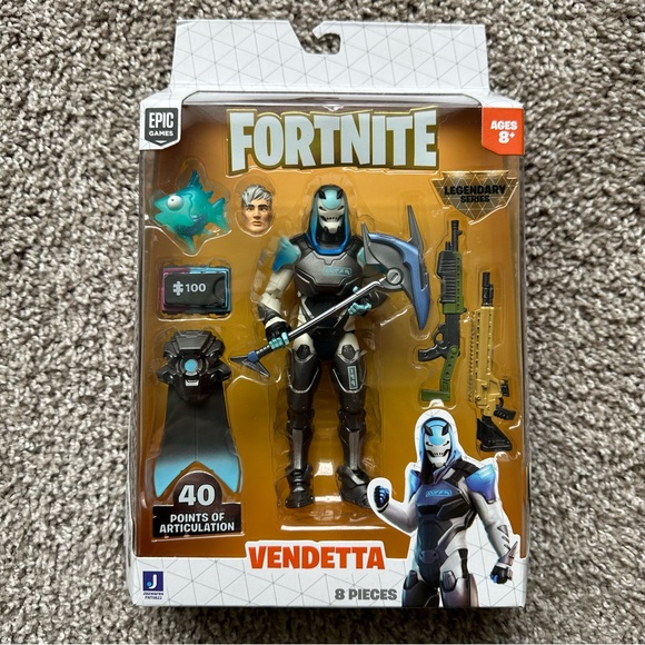 FORTNITE VENDETTA LEGENDARY SERIES ARTICULATING ACTION FIGURE TOY EPIC GAMES NEW - Picture 1 of 2